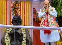 Amit Shah : ঠাকুরবাড়িতে শাহ, মাল্যদানের পর ঘুরে দেখা আনাচ-কানাচ, জানতে চাইলেন কবির জন্মের তিথি-সময়