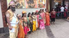 'பொன்னியின் செல்வன்' கேரக்டராகவே மாறி படம் பார்க்க வந்த சுட்டிகள்.. செல்பி எடுத்து மகிழ்ந்த மக்கள்