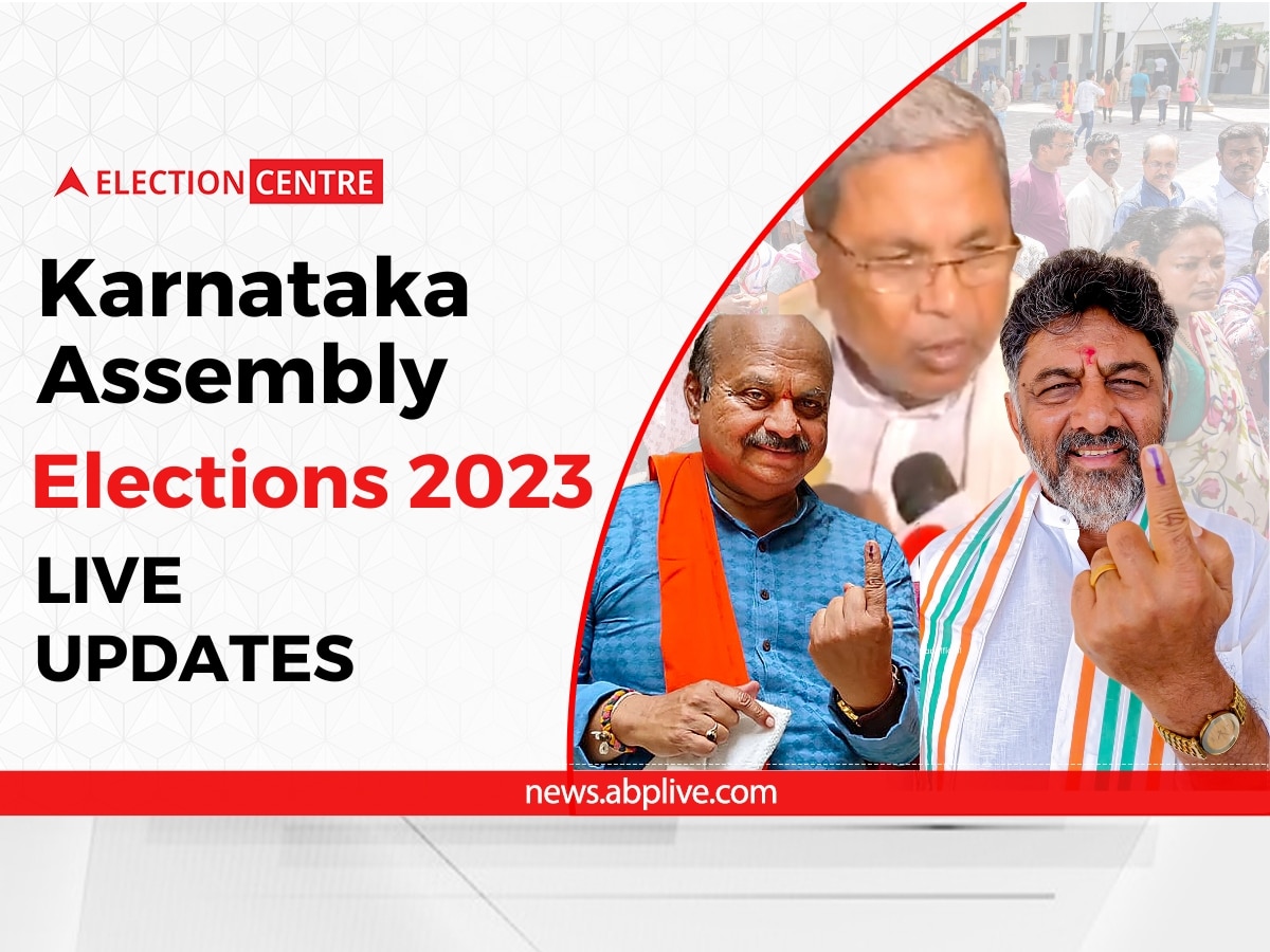 Karnataka Elections 2023 Voting Live Updates Karnataka Polling Vote Percentage Security