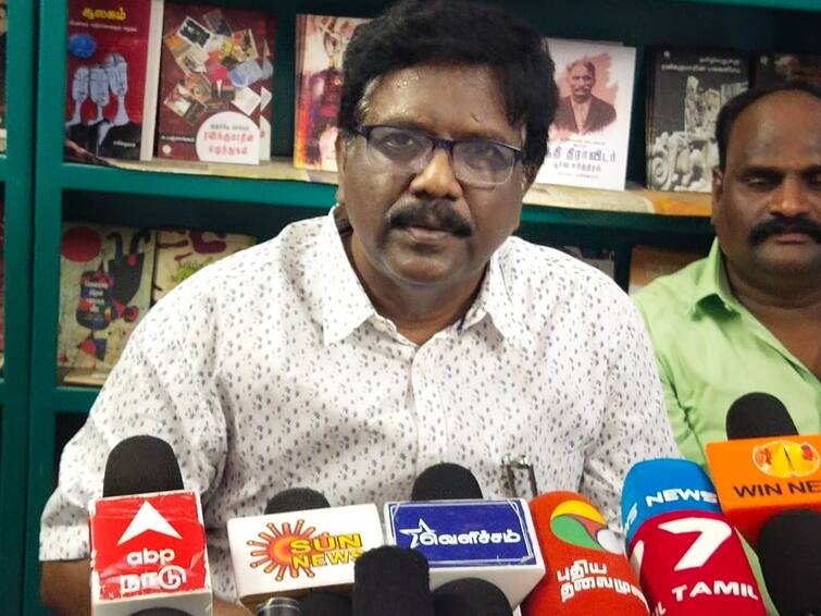 jipmer is a hospital for all states. MP Ravikumar's response to Governor Tamilisai TNN ஜிப்மர் அனைத்து மாநிலங்களுக்கான மருத்துவமனை - ஆளுநர் தமிழிசைக்கு எம்.பி ரவிக்குமார் பதிலடி