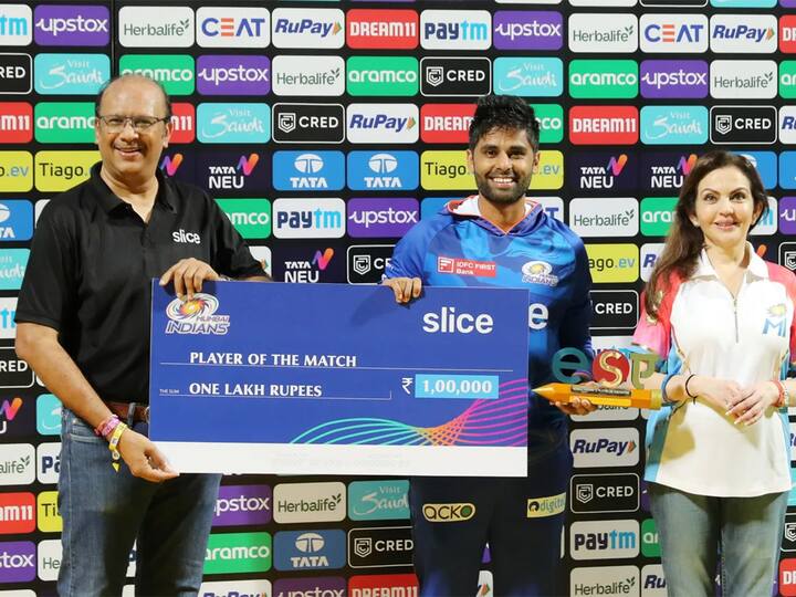 ప్లేయర్ ఆఫ్ ది మ్యాచ్ అవార్డు..