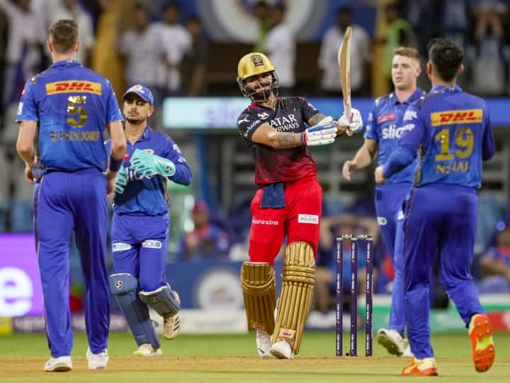 IPL 2023 know how Mumbai Indians have reached close to qualify for playoff after beating RCB know details IPL 2023: आरसीबी को हराकर प्लेऑफ के करीब पहुंची मुंबई इंडियंस, जानिए क्या हैं सारे समीकरण