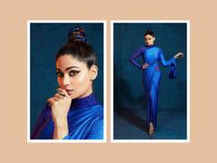 Shamita Shetty Looks Royal In A Blue Gown