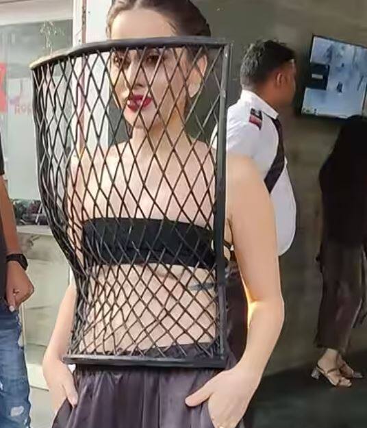 ਉਰਫੀ ਦੀਆਂ ਇਹ ਤਸਵੀਰਾਂ ਅੰਧੇਰੀ ਇਲਾਕੇ ਦੀਆਂ ਹਨ। ਜਿੱਥੇ ਅਦਾਕਾਰਾ ਇੱਕ ਵਾਰ ਫਿਰ ਤੋਂ ਅਨੋਖੇ ਲੁੱਕ ਵਿੱਚ ਨਜ਼ਰ ਆਈ।