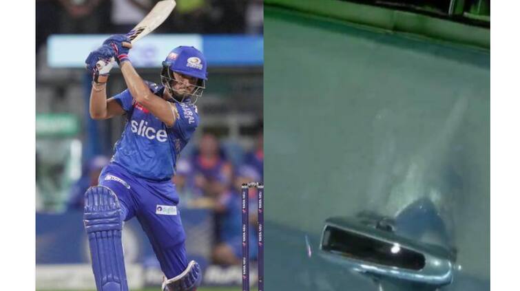 Nehal Wadhera hit a powerful shot Dent lying on the car standing on the ground watch the video Nehal Wadhera: ਨੇਹਲ ਵਢੇਰਾ ਨੇ ਮਾਰਿਆ ਜ਼ਬਰਦਸਤ ਸ਼ਾਟ, ਜ਼ਮੀਨ 'ਤੇ ਖੜ੍ਹੀ ਕਾਰ 'ਤੇ ਪਿਆ Dent, ਦੇਖੋ ਵੀਡੀਓ