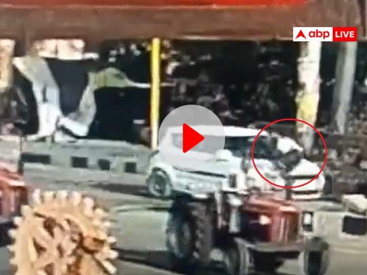 Car Driver Tried to crush traffic police Constable, dragged him on Bonnet in Jodhpur Rajasthan watch video ANN Watch: जोधपुर में ट्रैफिक पुलिस के जवान को कुचलने की कोशिश, बोनट पर गिरने के बाद 500 मीटर तक घसीटा, देखें वीडियो