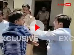 Watch: सपा विधायक की गुंडई, थाने के सामने BJP प्रत्याशी के पति की जमकर की पिटाई, वीडियो वायरल