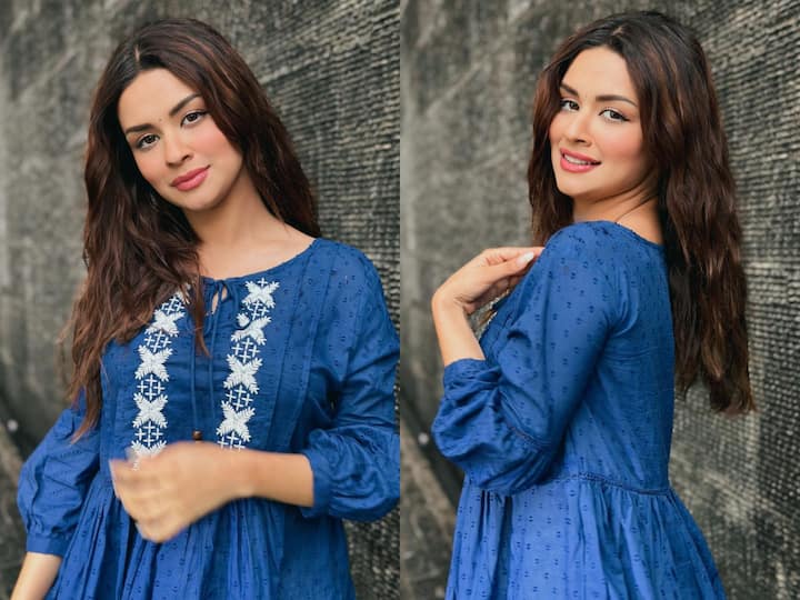 Avneet Kaur treated her fans with a new set of pictures in a blue kurti. Take a look at her new photoshoot pics