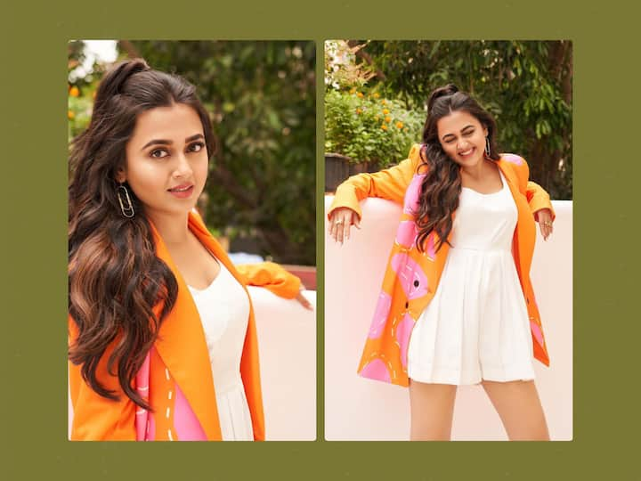 Tejasswi Prakash is a fashionista who can slay any look- be it chic dresses and gowns to comfy summer wears.