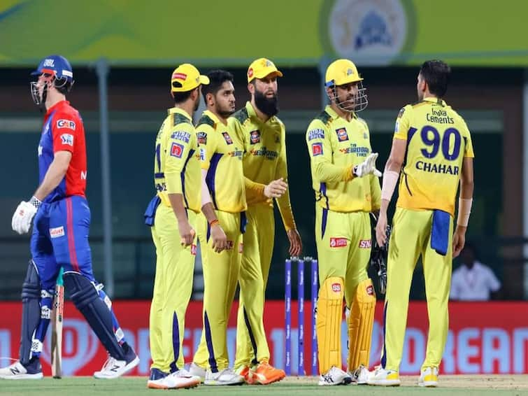 Chennai Super Kings won by 27 runs  Against Delhi Capitals Chepauk Stadium 2023 Ipl live marathi News CSK vs DC IPL 2023:  पथीराणा-चाहरचा भेदक मारा, चेन्नईचा दिल्लीवर 27 धावांनी विजय