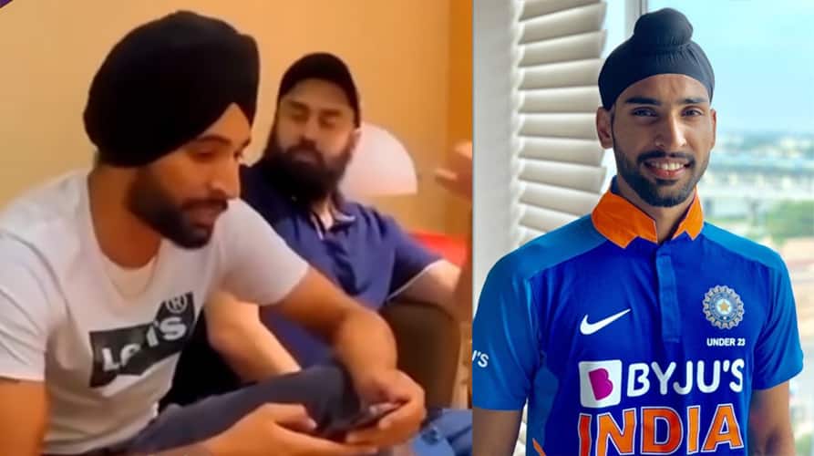 PBKS player Harpreet Brar singing song of punjabi Singer Satwinder Bugga PBKS ਖਿਡਾਰੀ ਹਰਪ੍ਰੀਤ ਬਰਾੜ ਖੇਡ ਦੇ ਮੈਦਾਨ ਨਾਲ ਗਾਇਕੀ 'ਚ ਵੀ ਹੈ ਲਾਜਵਾਬ, ਸਤਵਿੰਦਰ ਬੁੱਗਾ ਦਾ ਗਾਇਆ ਗੀਤ 