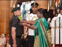 राजस्थान: भरतपुर के नायब सूबेदार घनश्याम सिंह को राष्ट्रपति ने शौर्य चक्र से किया सम्मानित, जानें- कैसे आतंकवादियों से लिया लोहा