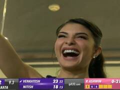 राजस्थान-कोलकाता का मैच देखने पहुंची जैकलिन फर्नांडीस, फोटो वायरल