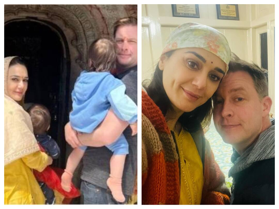 Preity Zinta Visits Hateshwari Mata Temple In Shimla With Husband Gene Goodenough And Twins Jai and Gia - Watch Video Preity Zinta Visits Temple In Shimla With Husband Gene Goodenough And Twins Jai and Gia - Watch Video