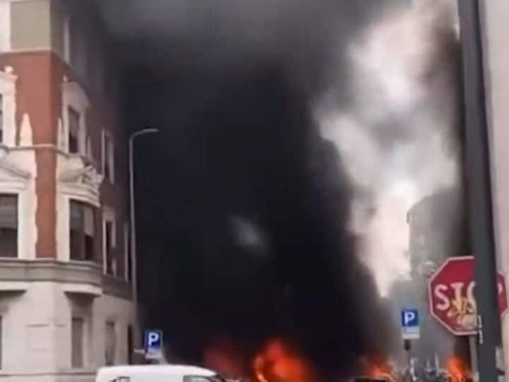 Italy Car Blast: इटली के मिलान में बड़ा धमाका, कई गाड़ियां धूं-धूं कर जलीं