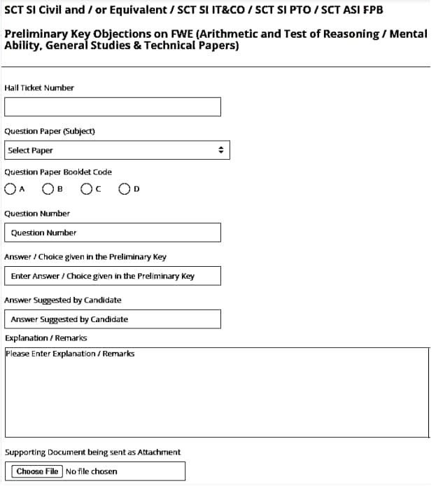 TSLPRB Answer Key: ఎస్ఐ, ఏఎస్ఐ తుది పరీక్ష ప్రిలిమినరీ 'కీ' విడుదల, మే 14 వరకు అభ్యంతరాలకు అవకాశం!