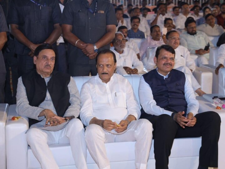 Maharashtra Political Crisis Ajit Pawar Share Stage With Eknath Shinde ...