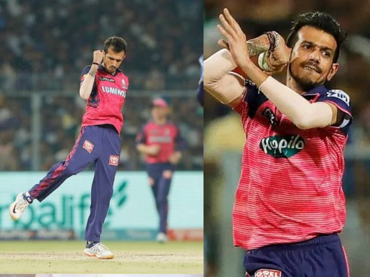 IPL 2023 Yuzvendra Chahal Record Leading Wicket Taker in IPL 184 Wickets KKR vs RR Yuzvendra Chahal Record: ஐ.பி.எல். வரலாற்றில் அதிக விக்கெட்டுகள்..! பிராவோவை பின்னுக்குத் தள்ளி சாஹல் புதிய வரலாறு..!