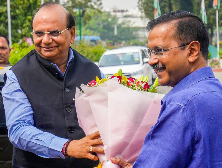 Delhi CM Kejriwal Meets LG VK Saxena Ahead Of LS Session Where Centre Will Table Ordinance Bill