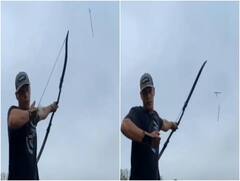 तीरंदाज ने हवा में गिरते तीर पर साधा अचूक निशाना, ऐसा टैलेंट बहुत कम ही देखने को मिलता है