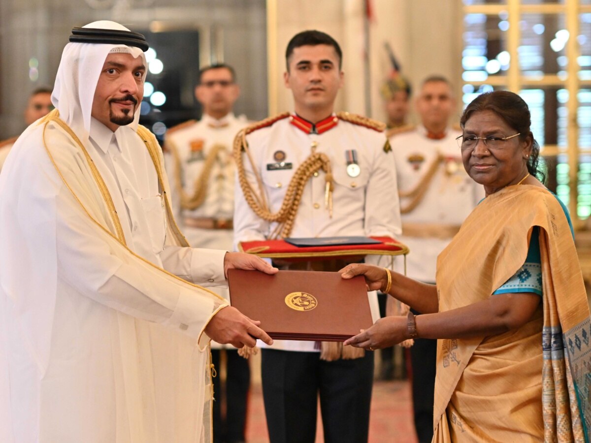 Envoys Of US, Qatar And Monaco Present Credentials To President Droupadi Murmu