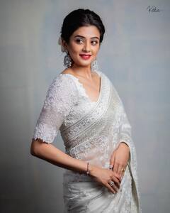 Actor Priyamani Looks Elegant In A White Saree. Check Out Pics