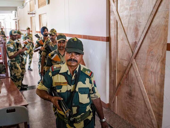 All the EVM strong rooms are guarded by a three-layer security. Karnataka saw a three-cornered fight between incumbent BJP, an aggressive Congress and the Deve Gowda-led Janata Dal (Secular), which would hope to play kingmaker again. (Source: PTI)