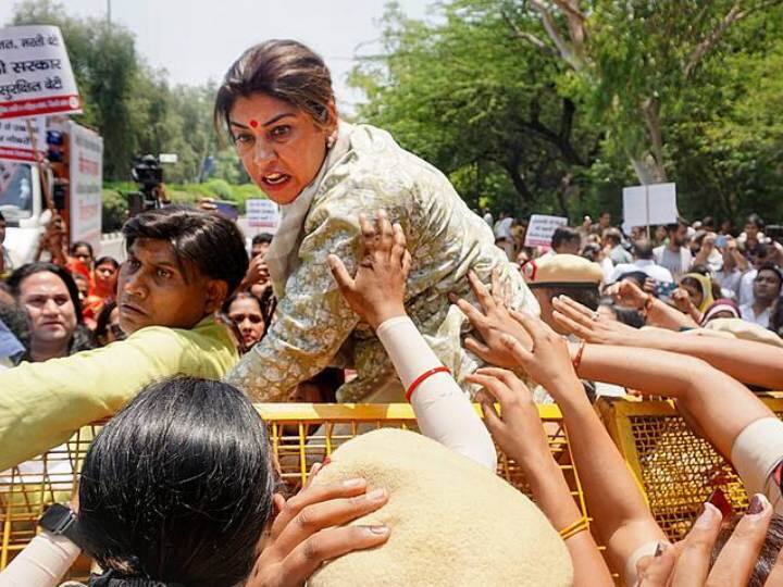 Delhi BJP demands Kejriwal resignation in protest against the gangrape and murder of a Dalit woman ann Delhi News: दलित महिला के गैंगरेप और हत्या मामले में बीजेपी ने केजरीवाल से मांगा इस्तीफा, कहा- पीड़ित परिवार को 1 करोड़ की सहायता मिले