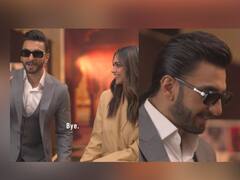 रणवीरनं दीपिकाला दिलं सरप्राइज; भर मुलाखतीत केलं किस, व्हिडीओ होतोय व्हायरल