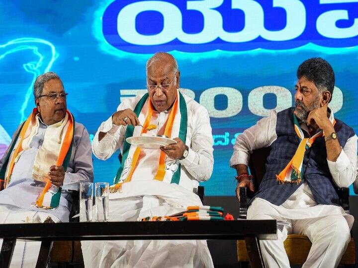 Karnataka Assembly Elections 2023 Siddaramaiah DK Shivakumar Mallikarjun Kharge may be CM contenders if Congress win in Karnataka Karnataka Elections 2023: कर्नाटक में कांग्रेस की जीत पर कौन-कौन होंगे मुख्यमंत्री पद के दावेदार? यहां जानें