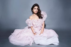 Shriya Saran Stuns In A Pink Ruffle Dress. Check Out Pics