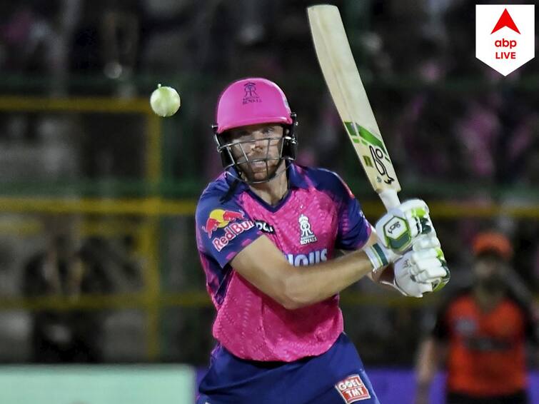 IPL 2023: Jos Buttler fined 10 per cent of match fee for breach of Code of Conduct in KKR vs RR match Jos Buttler: ইডেনে জয়ের নায়কের সঙ্গে ঝামেলায় জড়িয়েই মোটা অঙ্কের জরিমানা হল বাটলারের?