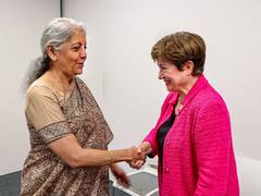 Finance Minister Nirmala Sitharaman Meets IMF MD K Georgieva On Sidelines Of G7 Meet