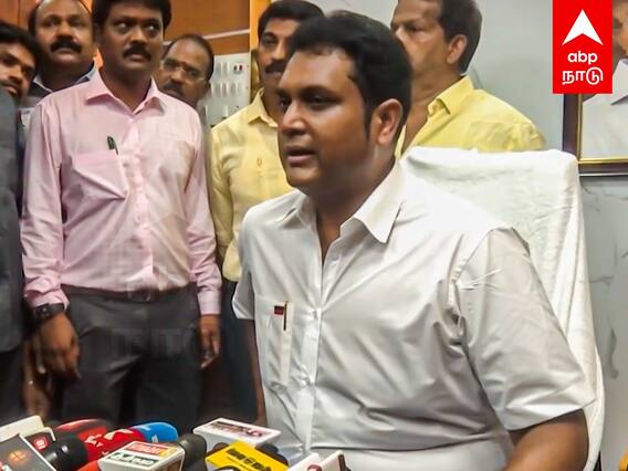 TRB Raja Speech : ரவுண்டு கட்டிய செய்தியாளர்கள்... சளைக்காமல் பதிலளித்த அமைச்சர்