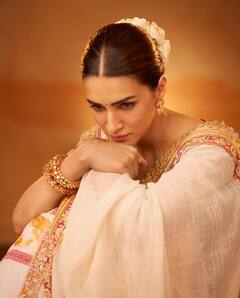 Kriti Sanon Looks Royal In A Saree. See Pics
