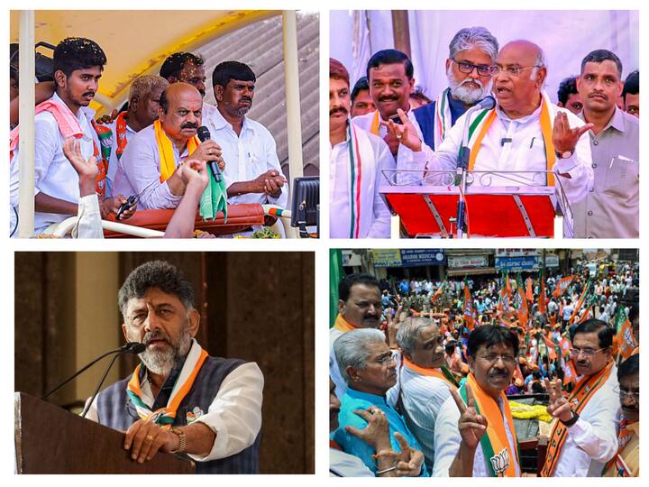 A day before the counting of votes of the Karnataka Assembly polls, Congress, BJP and JD(S) leaders shared their opinion on the upcoming results. Here's a look at who said what.