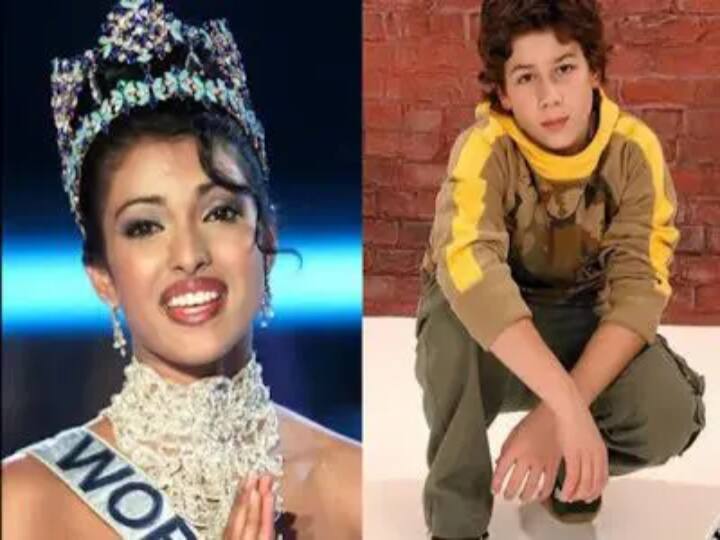 Nick jonas watched Priyanka Chopra winning the miss world crown when he was 7 Priyanka Chopra : உனக்கு 7 எனக்கு 17... 'உலக அழகி' பட்டம் வென்றதை டிவியில் பார்த்த நிக்... பிரியங்கா சோப்ரா மாமியார் சொன்ன கதை என்ன? 