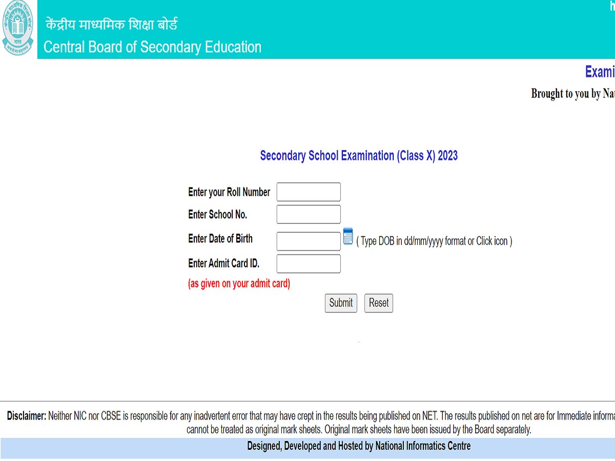 Cbse 10th Result 2023 Live Updates Cbse Class 10 Result Out Soon At