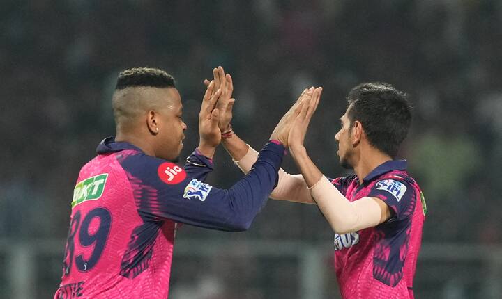 KKR vs RR, Match Highlights: युजवेंद्र चहलच्या भेदक माऱ्यानंतर यशस्वी जायस्वाल याच्या वादळी फंलदाजीच्या जोरावर राजस्थानने सहज विजय मिळवला. कोलकात्याने दिलेले 150 धावांचे आव्हान राजस्थानने नऊ विकेट आणि 41 चेंडू राखून सहज पार केले.