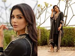 Samyuktha menon : என்னை சாய்த்தாலே உயிர் தேய்த்தாலே ..கருப்பு உடையில் கலக்கும் நடிகை சம்யுக்தா மேனன்!