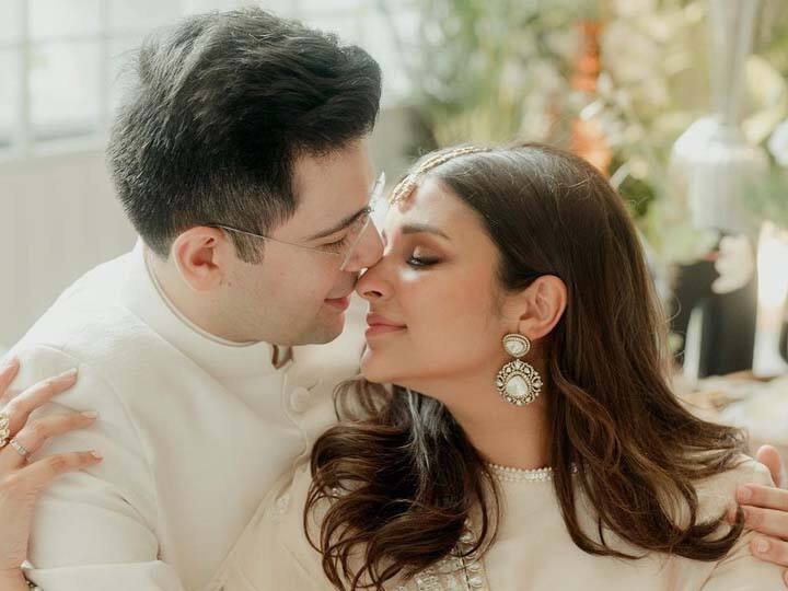 raghav chadha parineeti chopra engagement pictures out Parineeti Raghav Engagement: રાઘવ ચઢ્ઢા અને પરિણીતિ ચોપરાએ કરી સગાઈ, જુઓ તસવીરો