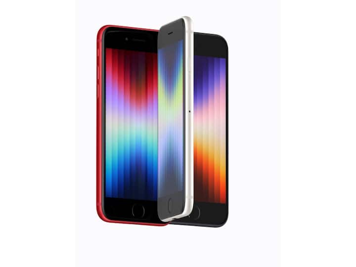 iPhone SE (2022) (Price: Rs 45,000) comes with the powerful A15 Bionic chipset and its ability to receive regular updates due to being an iOS device. The single-camera performs well in good light conditions and its compact form factor makes it easy to use with one hand. (Image Credit: Apple)