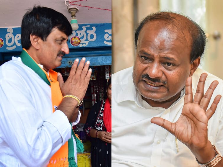 Channapatna Election Result 2023 Karnataka VIP Seat Channapatna Winners Name HD Kumaraswamy CP Yogeshwara BJP Congress JDS Karnataka Election 2023: H D Kumaraswamy Defeats BJP's CP Yogeshwara To Win Channapatna Constituency