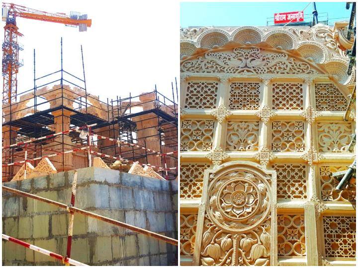 Ayodhya Ram Mandir: अयोध्या में भव्य राम मंदिर का निर्माण कार्य युद्धस्तर पर किया जा रहा है. फिलहाल मंदिर की छतों का काम किया जा रहा है. इसकी दिव्य तस्वीरें भी सोशल मीडिया पर वायरल हो रही हैं.