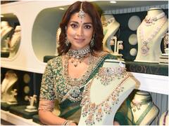 Shriya Saran : శ్రియ ఒళ్ళంతా వెండి మెరుపులే - సిటీలో సందడి చేసిన స్టార్ 