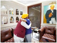 जालंधर में जीत के बाद अरविंद केजरीवाल से मिले CM भगवंत मान, सामने आई पहली तस्वीर