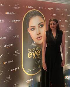 Kajal Aggarwal Looks Dapper In A Black Dress. See Pics