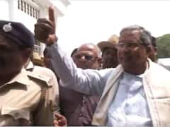 WATCH: Congress Leader Siddaramaiah Shows Thumbs Up Sign As Party Holds On To Majority