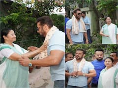 Salman Khan Meets Bengal CM Mamata Banerjee In Kolkata. In Pics
