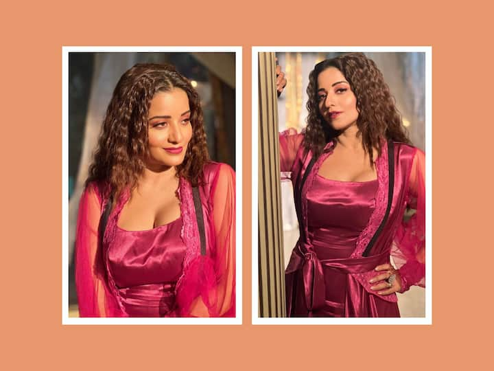 Monalisa is currently being seen in the television series 'Beqaboo'. Recently, she took to Instagram to share pictures in a lovely pink dress. Take a look.